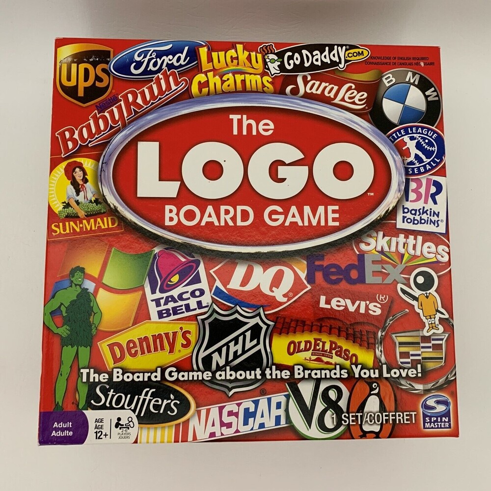 The Logo Board Game From‎ Spin Master NIB